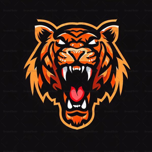 Brüllender Tiger